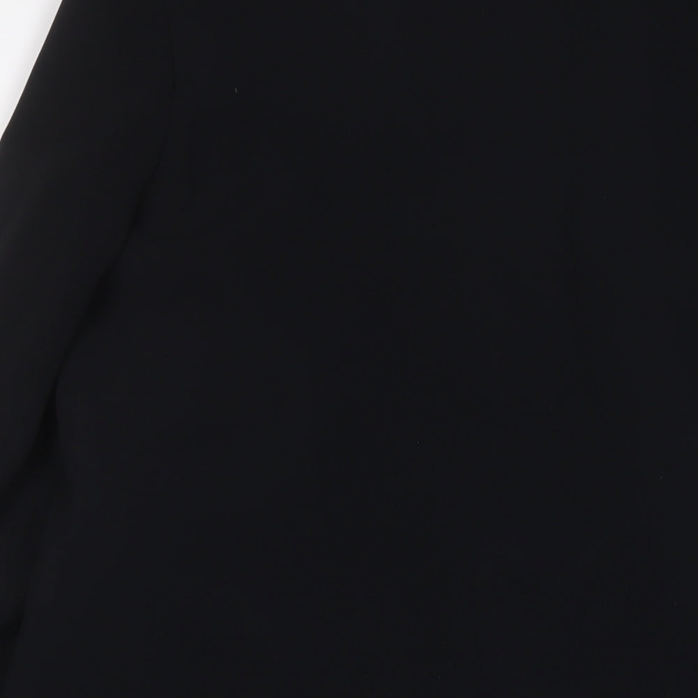 Marks and Spencer Womens Black Jacket Blazer Size 12 Button
