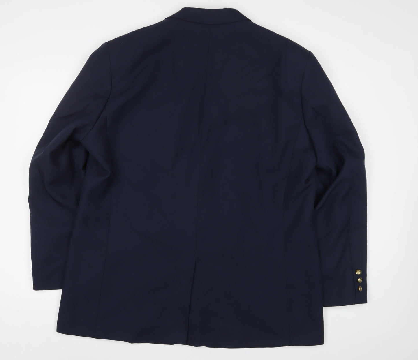 EMPORIUM Mens Blue Polyester Jacket Suit Jacket Size 46 Regular