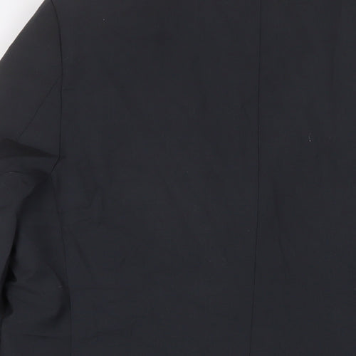 Anagre Mens Grey Polyester Jacket Suit Jacket Size 44 Regular