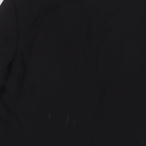 John Lewis Mens Black Wool Jacket Suit Jacket Size 40 Regular
