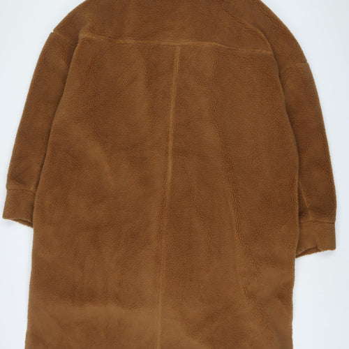 In the Style Womens Brown Jacket Coat Size 20 Button