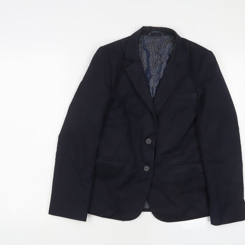 Aspire Boys Blue Jacket Blazer Size 8 Years Button