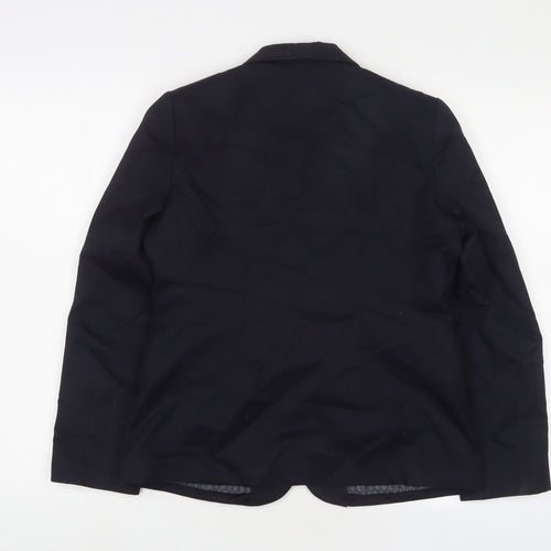 Aspire Boys Blue Jacket Blazer Size 8 Years Button