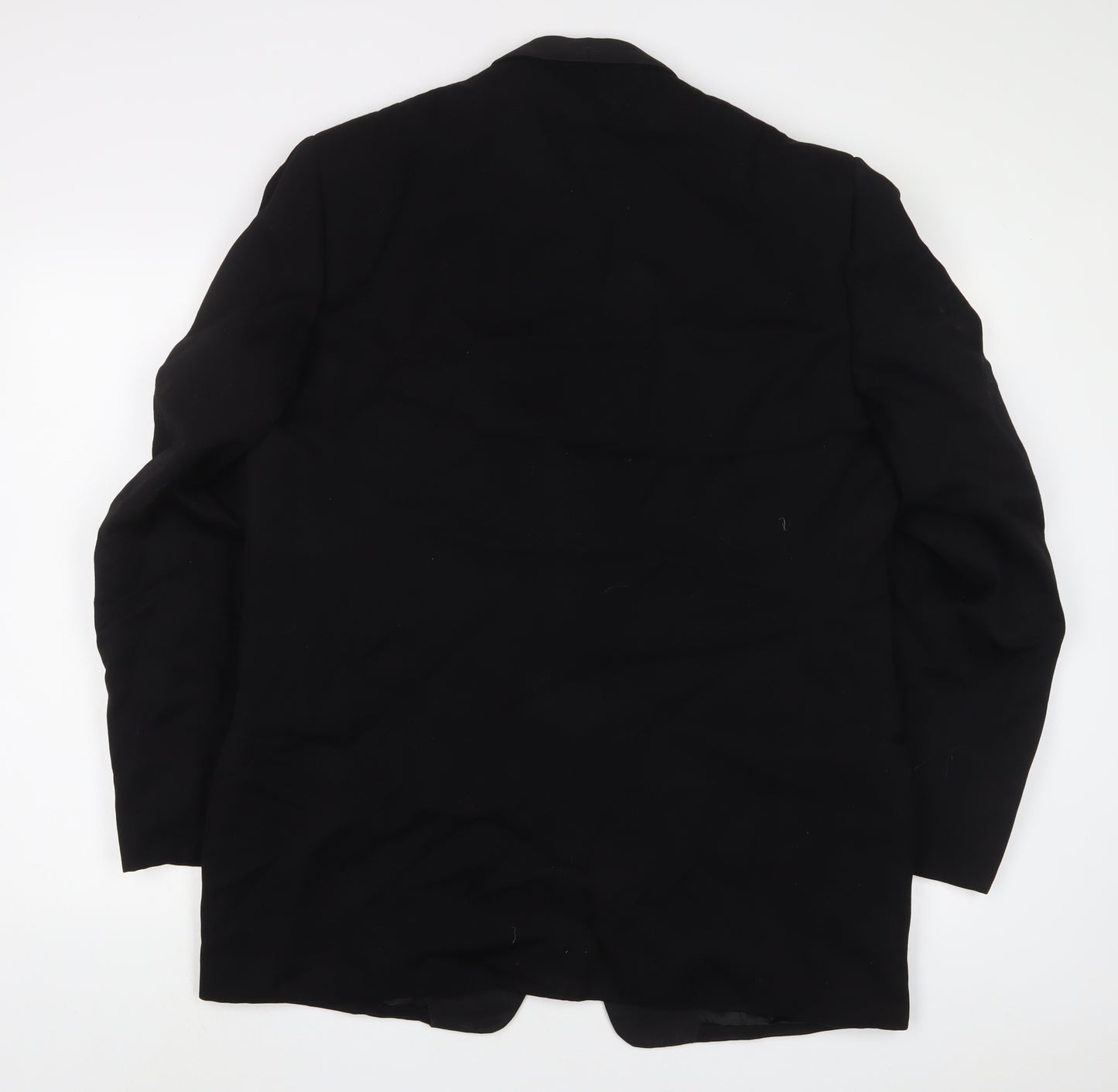 Maenson Mens Black Polyester Jacket Suit Jacket Size 44 Regular