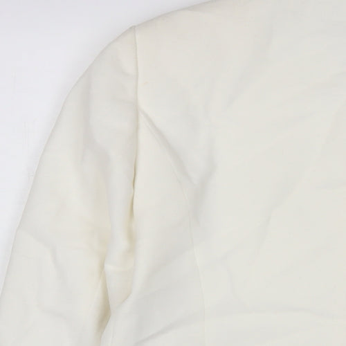 Gerry Weber Womens White Jacket Size 10 Button