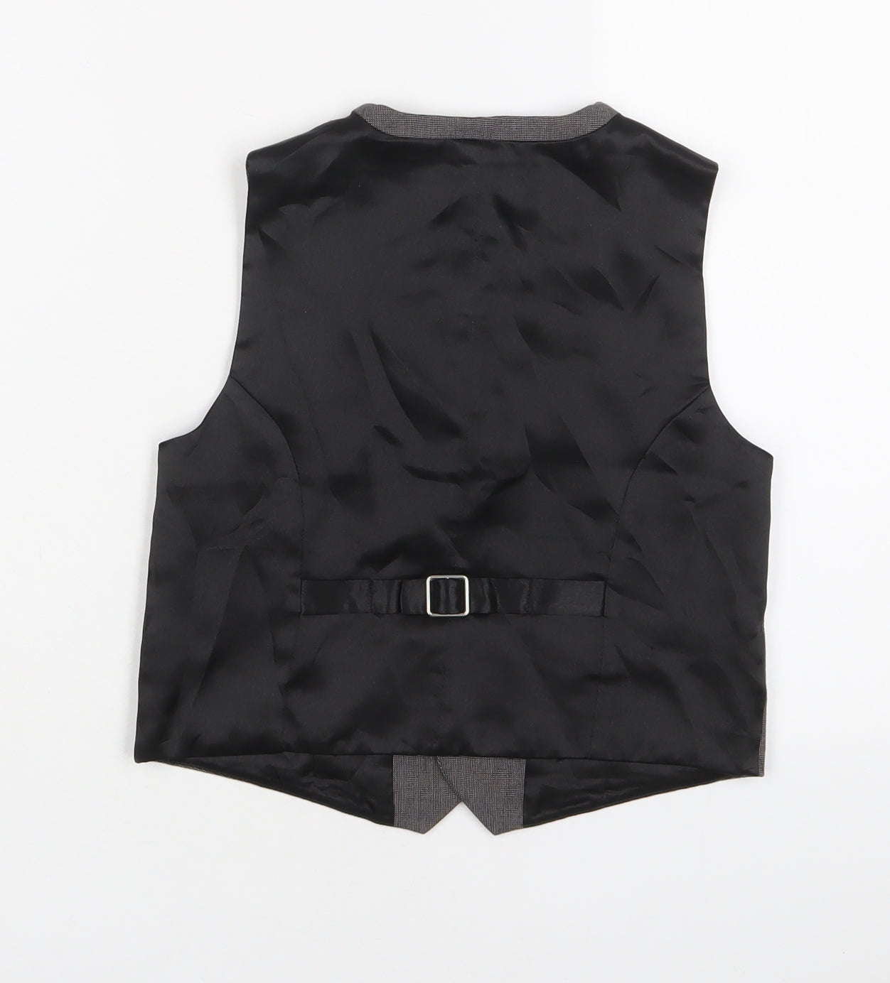 Monsoon Boys Grey Jacket Waistcoat Size 7-8 Years Button