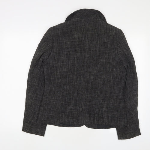 Planet Womens Grey Jacket Blazer Size 12 Button