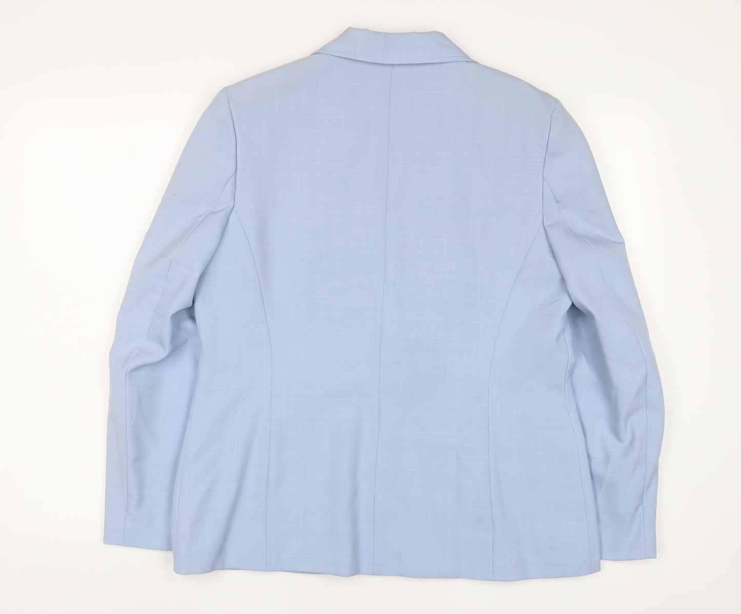 For Women Womens Blue Jacket Blazer Size 16 Button - Embroidered, Sequins