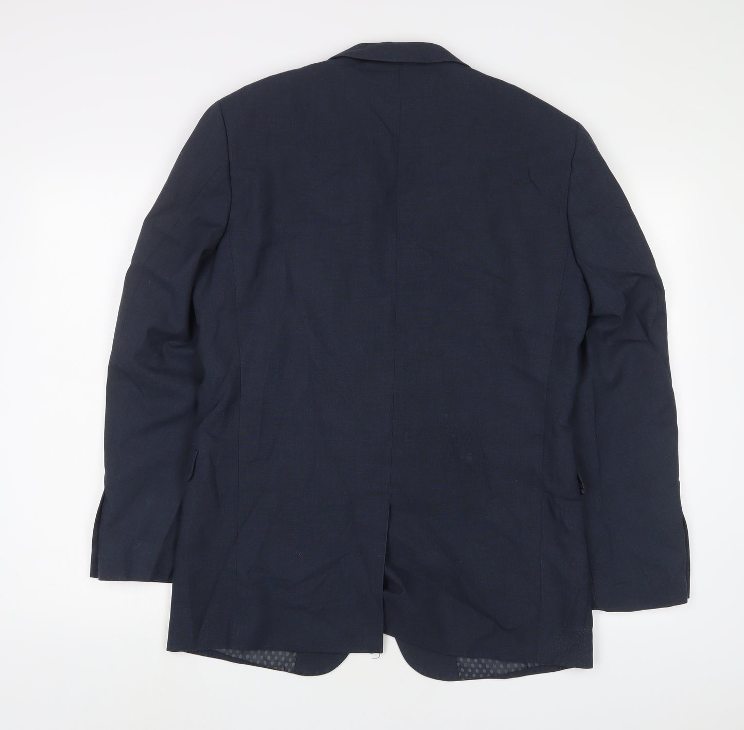 Skopes Mens Blue Polyester Jacket Suit Jacket Size 38 Regular