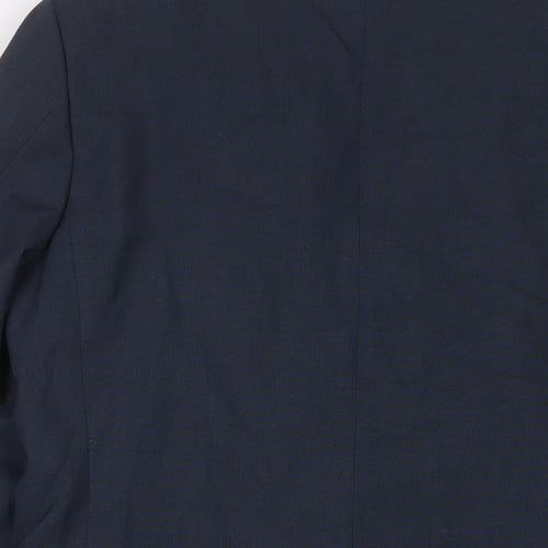 Skopes Mens Blue Polyester Jacket Suit Jacket Size 38 Regular