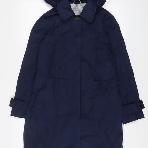 Marks and Spencer Womens Blue Jacket Size 6 Button