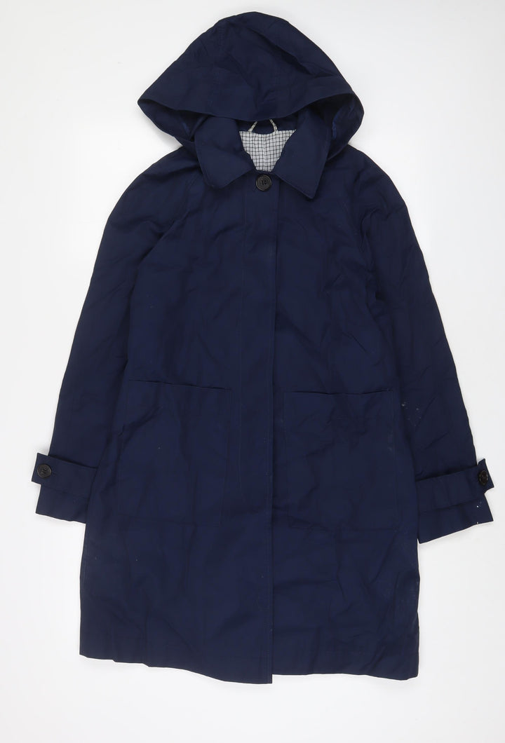 Marks and Spencer Womens Blue Jacket Size 6 Button