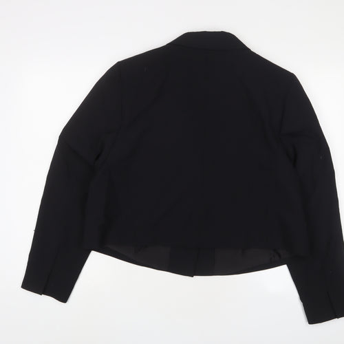 Marks and Spencer Womens Black Jacket Blazer Size 18 Button