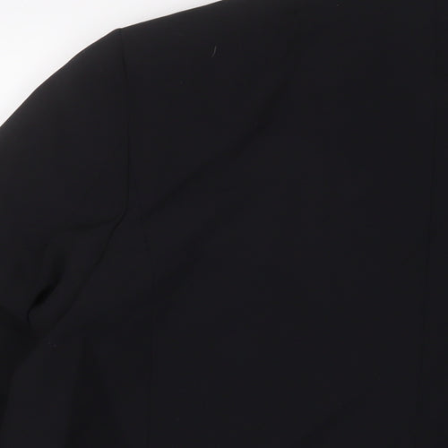 Marks and Spencer Womens Black Jacket Blazer Size 18 Button