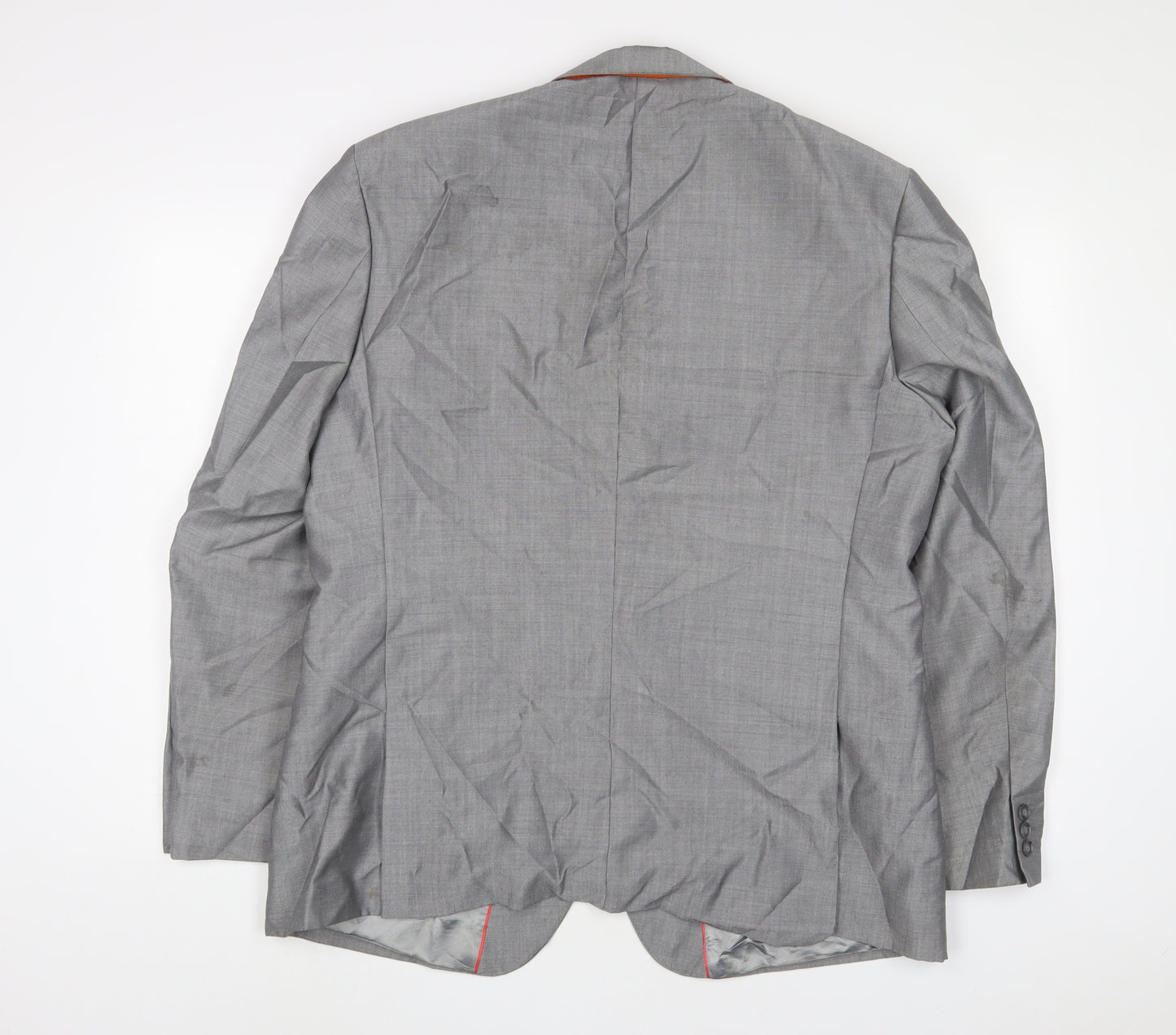 Michael's Mens Grey Polyester Jacket Suit Jacket Size 46 Regular