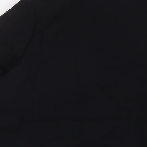 Marks and Spencer Womens Black Jacket Blazer Size 24 Button