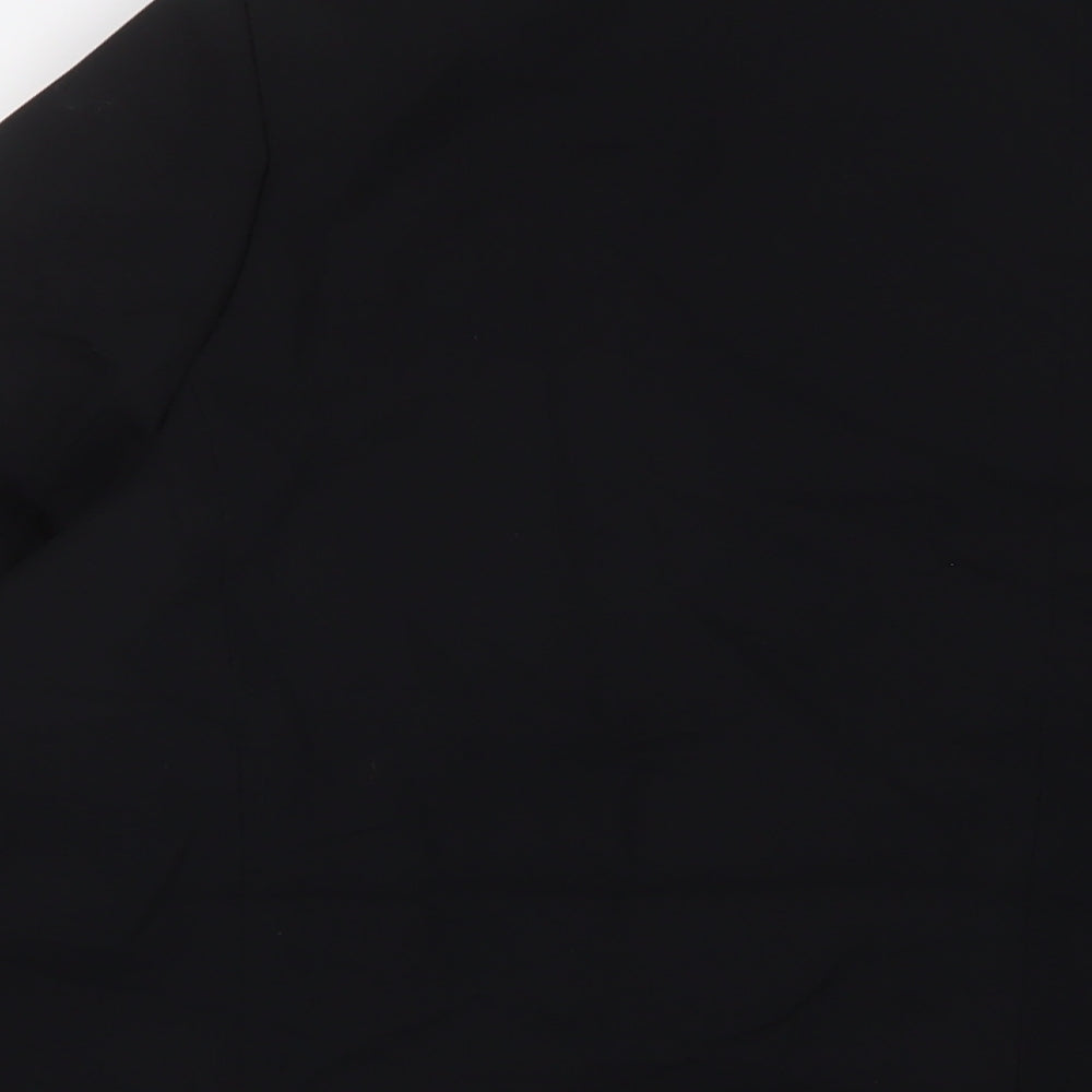 Marks and Spencer Womens Black Jacket Blazer Size 24 Button
