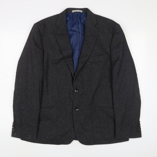 Marks and Spencer Mens Grey Wool Jacket Suit Jacket Size 44 Regular