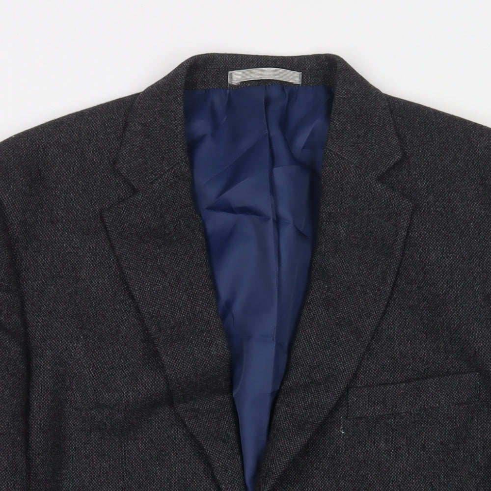 Marks and Spencer Mens Grey Wool Jacket Suit Jacket Size 44 Regular