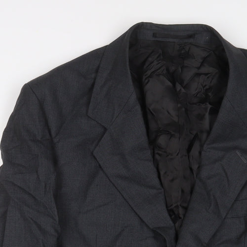 Principles Mens Grey Wool Jacket Suit Jacket Size 38 Regular