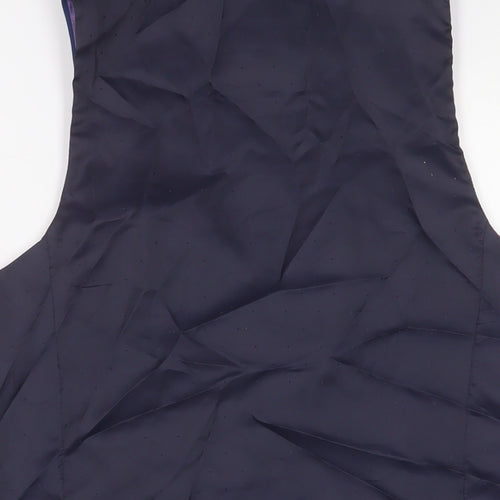 Marc Darcy Mens Blue Polyester Jacket Suit Waistcoat Size 40 Regular