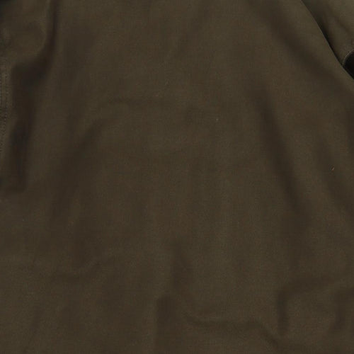 Aigle Mens Green Jacket Coat Size 2XL Zip - Pockets