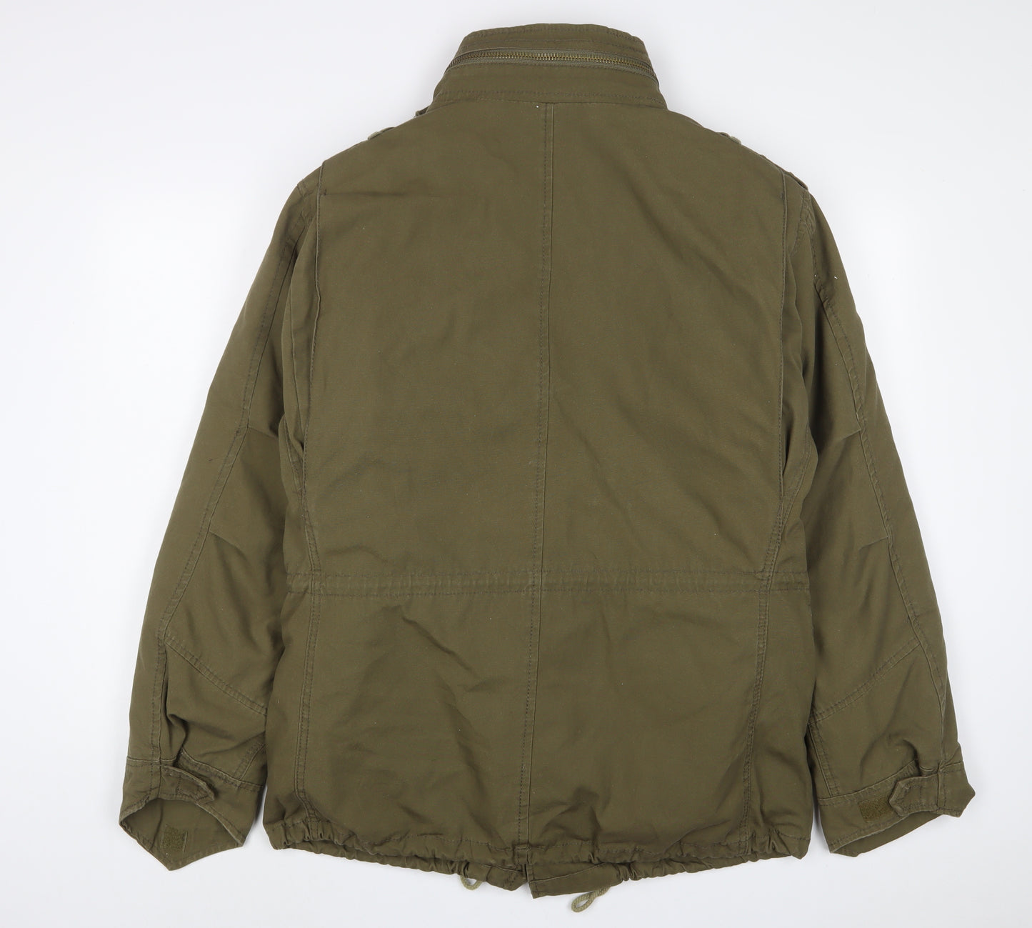 Brandit Mens Green Windbreaker Coat Size M Zip