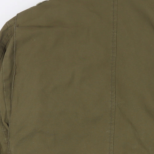 Brandit Mens Green Windbreaker Coat Size M Zip