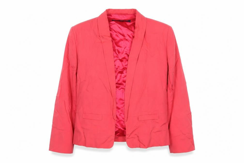 French Connection Womens Pink Jacket Blazer Size 14 - Open