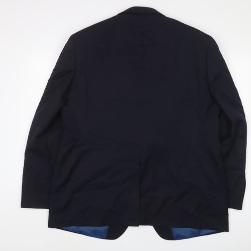 Autograph Mens Blue Wool Jacket Suit Jacket Size 46 Regular