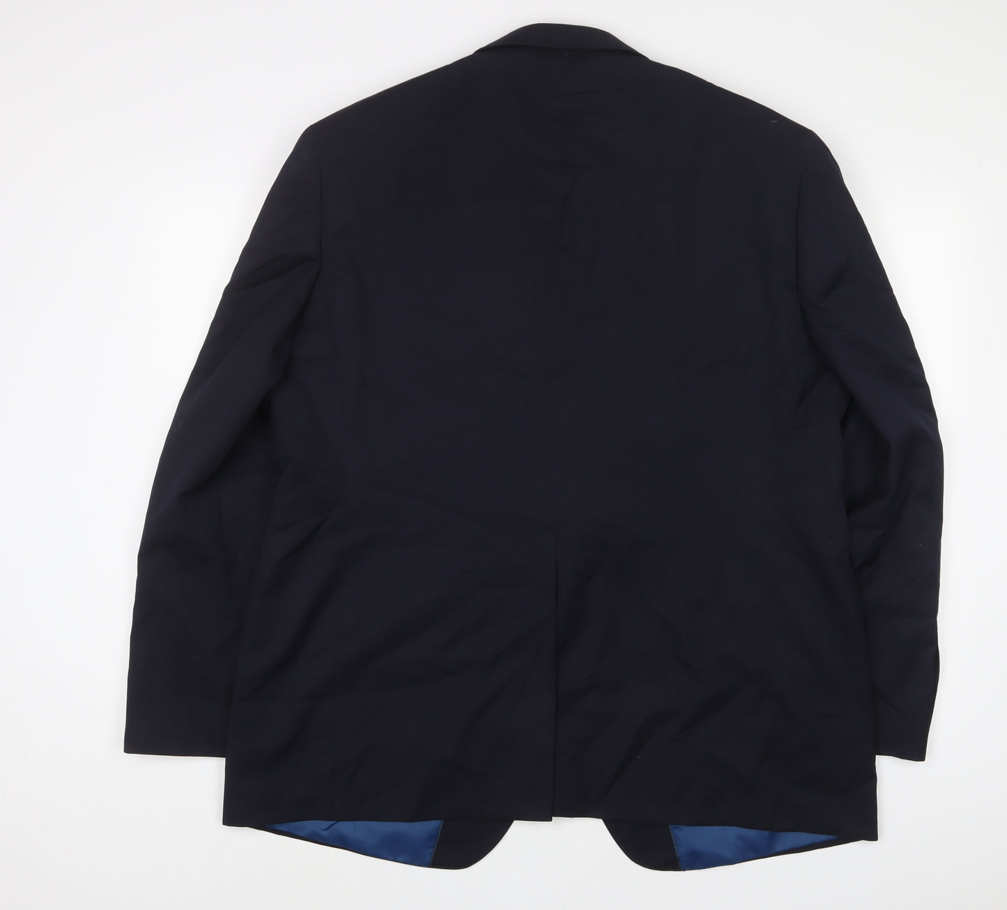 Autograph Mens Blue Wool Jacket Suit Jacket Size 46 Regular