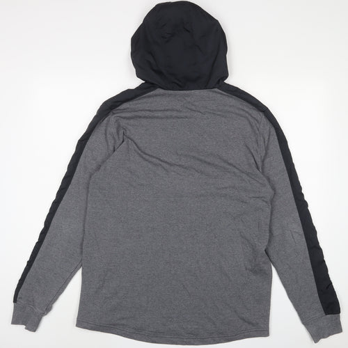 Under armour Mens Grey Cotton Pullover Hoodie Size XL