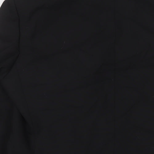 Greenwoods Mens Black Wool Jacket Suit Jacket Size 38 Regular