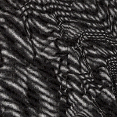 Greensmith & Sons Mens Black Herringbone Wool Jacket Suit Jacket Size 42 Regular - Shoulder Pads