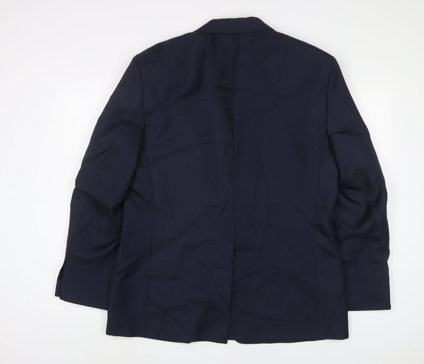 Chums Mens Blue Polyester Jacket Suit Jacket Size 42 Regular