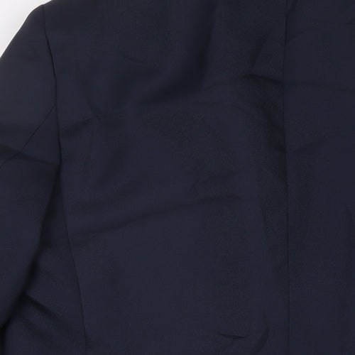 Chums Mens Blue Polyester Jacket Suit Jacket Size 42 Regular