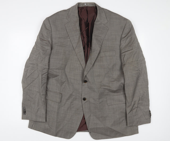 Marks and Spencer Mens Grey Wool Jacket Suit Jacket Size 46 Regular