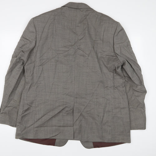 Marks and Spencer Mens Grey Wool Jacket Suit Jacket Size 46 Regular