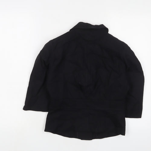 NEXT Womens Black Jacket Blazer Size 8 Button