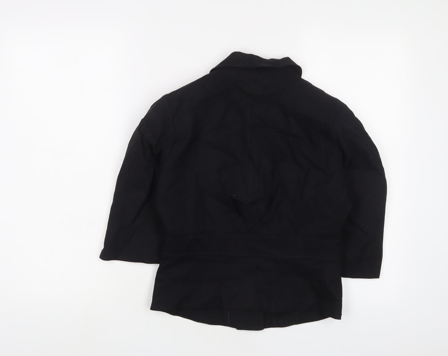 NEXT Womens Black Jacket Blazer Size 8 Button