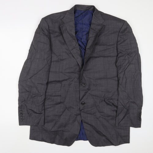 Marks and Spencer Mens Grey Wool Jacket Suit Jacket Size 42 Regular