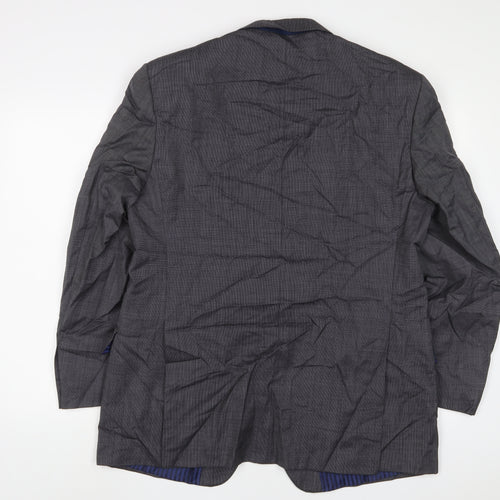 Marks and Spencer Mens Grey Wool Jacket Suit Jacket Size 42 Regular