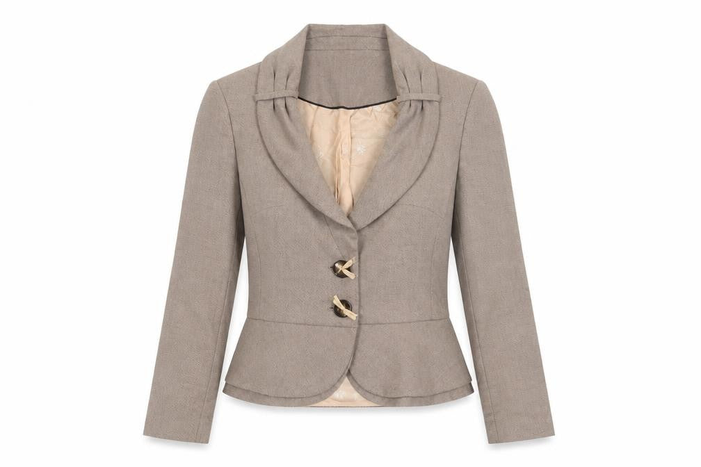 Next Womens Brown Jacket Blazer Size 10 Button
