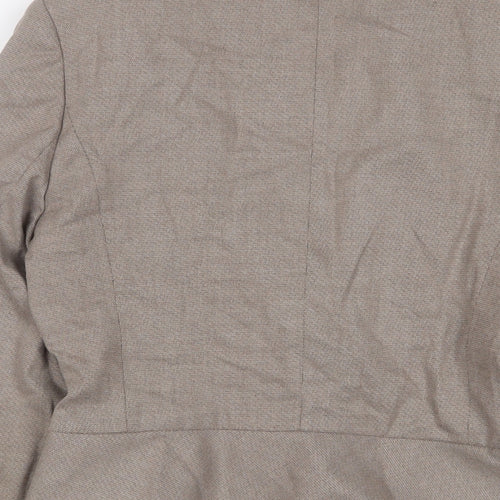 NEXT Womens Brown Jacket Blazer Size 10 Button