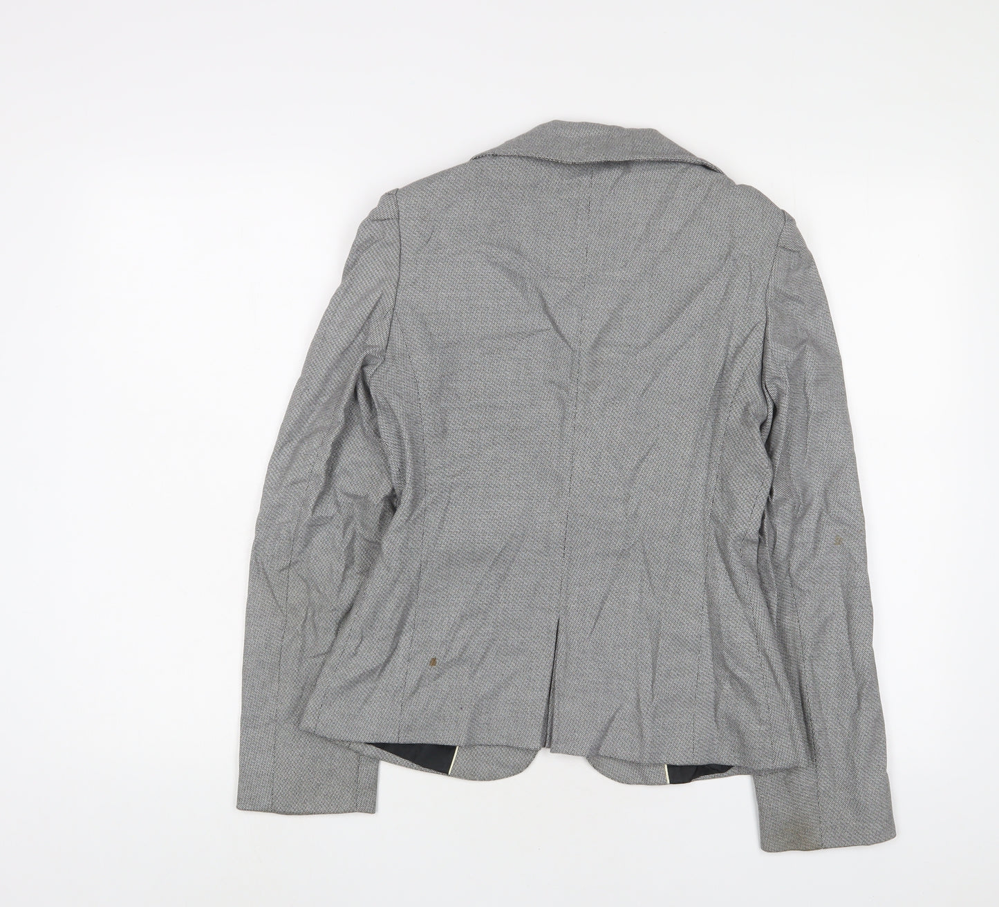 NEXT Womens Grey Jacket Blazer Size 8 Button
