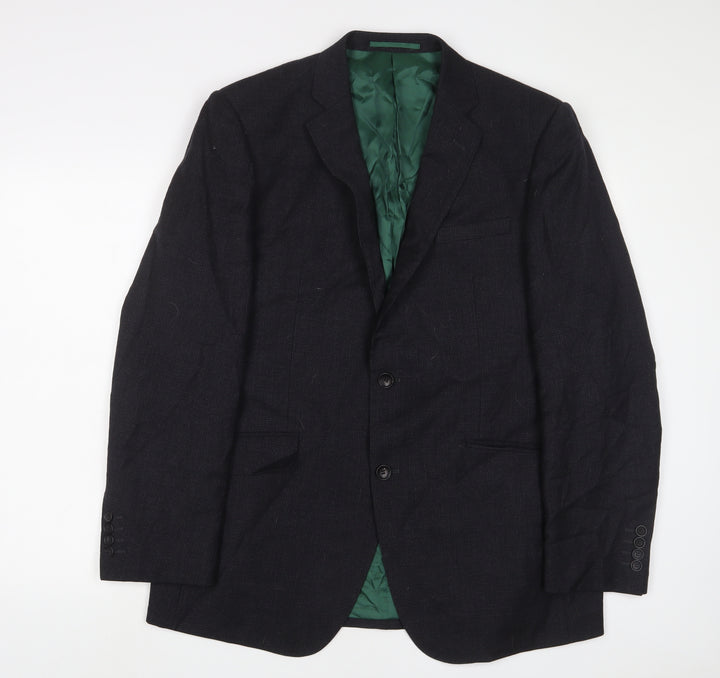 Marks and Spencer Mens Grey Wool Jacket Suit Jacket Size 42 Regular