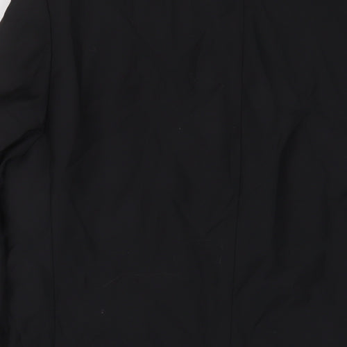 SCOTT&TAYLOR Mens Black Wool Jacket Suit Jacket Size 40 Regular