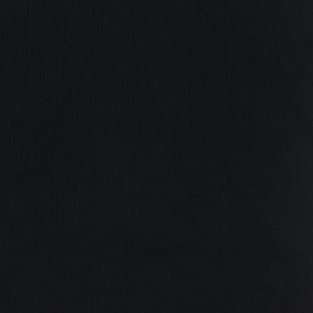 Marks and Spencer Womens Black Polyester Basic Button-Up Size 16 Round Neck