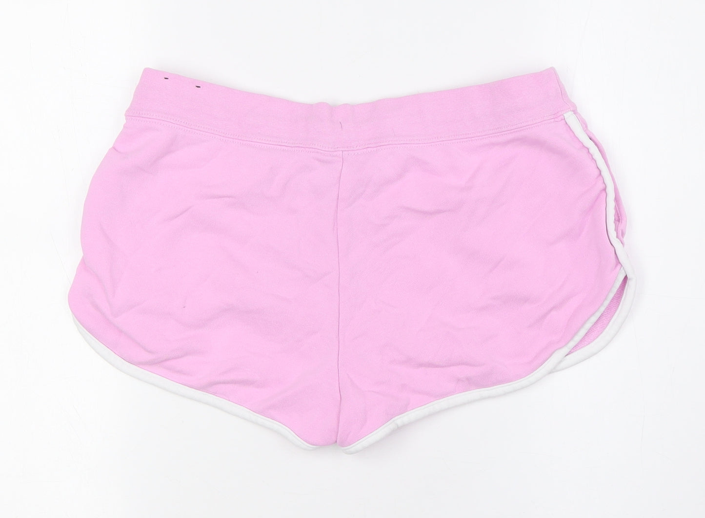 Nike Womens Pink Cupro Bermuda Shorts Size M Regular Tie