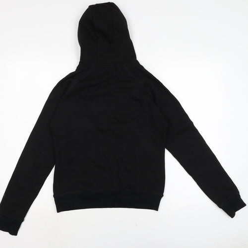 north eagle Womens Black Cotton Pullover Hoodie Size XS